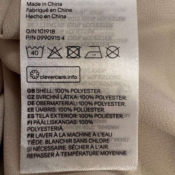 NWT H&M  Blouse Balloon Sleeve - M - Picture 6 of 6